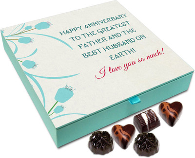 

Chocholik Gift Box - Best Husband on Earth Chocolate Box - 9pc Truffles(108 g)