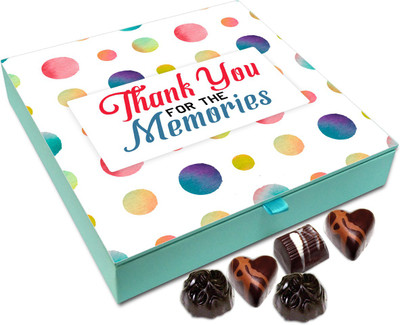 

Chocholik Gift Box - Thank You For The Lovely Memories Chocolate Box - 9pc Truffles(108 g)