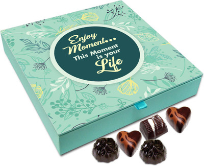 

Chocholik Gift Box - Enjoy Every Moment Of Your Life Chocolate Box - 9pc Truffles(108 g)