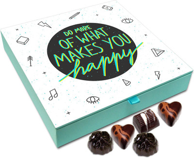 

Chocholik Gift Box - Do Everything That Makes You Happy Chocolate Box - 9pc Truffles(108 g)