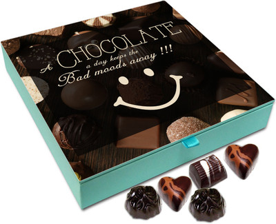

Chocholik Gift Box - A Day Keeps the Bad Moods Away Chocolate Box - 9pc Truffles(108 g)