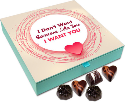

Chocholik Gift Box - I Want Someone Like You Chocolate Box - 9pc Truffles(108 g)