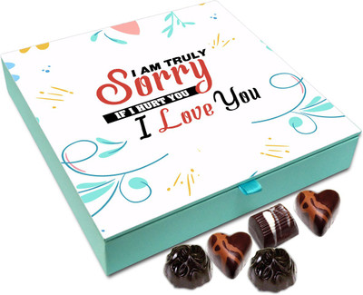 

Chocholik Gift Box - I Am Truly Sorry If I Hurt You Chocolate Box - 9pc Truffles(108 g)