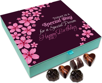 

Chocholik Gift Box - Today Is The Special Day For Special Person Happy Birthday Chocolate Box - 9pc Truffles(108 g)