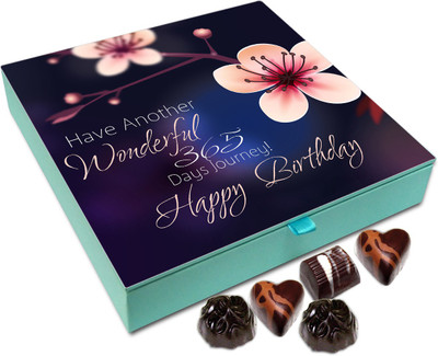 

Chocholik Gift Box - Have Another Beautiful 365 Days Journey Happy Birthday Chocolate Box - 9pc Truffles(108 g)