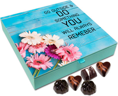 

Chocholik Gift Box - Go Outside and Do Something Chocolate Box - 9pc Truffles(108 g)