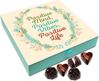 

Chocholik Gift Box - Positive Mind Positive Life Chocolate Box - 9pc Truffles(108 g)