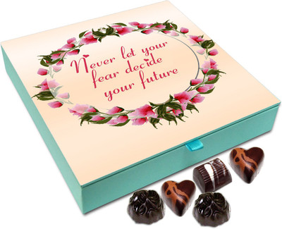 

Chocholik Gift Box - Never Let Your Fears Decide Your Future Chocolate Box - 9pc Truffles(108 g)