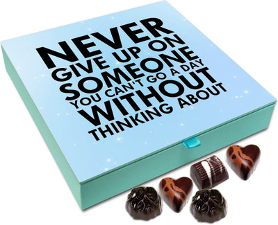 

Chocholik Gift Box - Never Give Up On Someone Chocolate Box - 9pc Truffles(108 g)