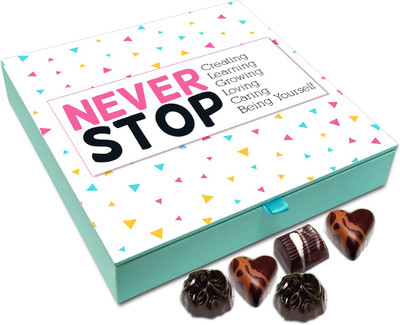 

Chocholik Gift Box - Never Stop Learning Chocolate Box - 9pc Truffles(108 g)