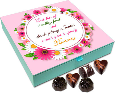 

Chocholik Gift Box - I Wish You A Speedy Recovery Chocolate Box - 9pc Truffles(108 g)
