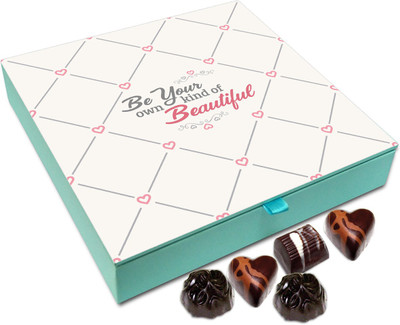 

Chocholik Gift Box - Be Your Own Kind Of Beautiful Chocolate Box - 9pc Truffles(108 g)