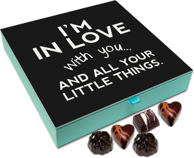 

Chocholik Gift Box - I'm in Love With You Chocolate Box - 9pc Truffles(108 g)