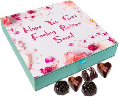 

Chocholik Gift Box - I Hope You Feel Better Soon Chocolate Box - 9pc Truffles(108 g)