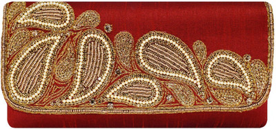 

Bagaholics Party Maroon Clutch
