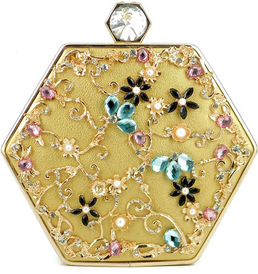 

Ripley Handbags Party Gold Clutch