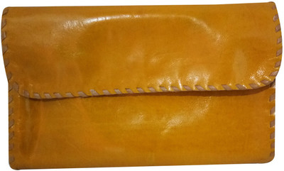 

India Meets India Casual Yellow Clutch