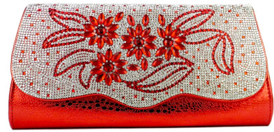 

Ripley Handbags Party Red Clutch