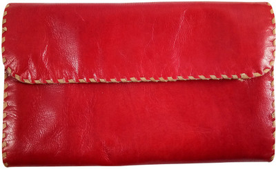 

India Meets India Casual Maroon Clutch