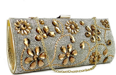 

Ripley Handbags Party Gold Clutch