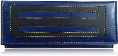 

SN LOUIS Women Casual Blue Artificial Leather Wallet(5 Card Slots)