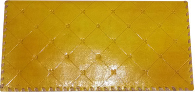 

India Meets India Casual Yellow Clutch