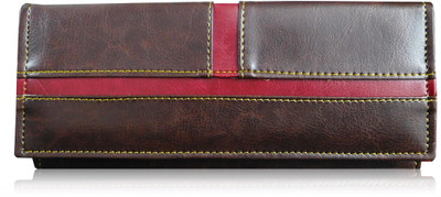 

SN LOUIS Women Casual Brown, Red Artificial Leather Wallet(5 Card Slots)
