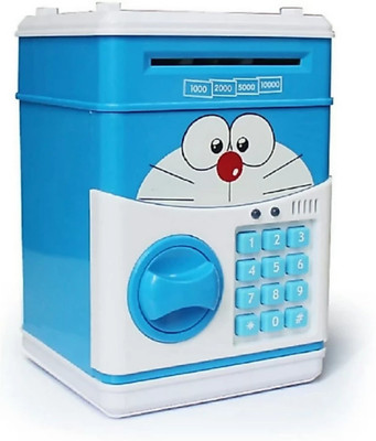 

SANJARY Cartoon Character Small Piggy Bank/Money Saving Bank for Kids Blue Coin Bank (Blue) Coin Bank(Blue)