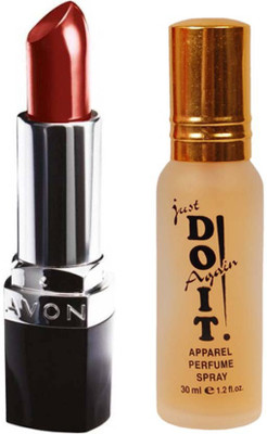 

Avon Anew True Color Lipstick 3.8g - Perfect Red (3.8 g, Avon True) with one do it perfume 30 ml(Set of 2)