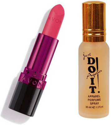 

Avon Anew True Color Perfectly Smooth Lipstick (3.8 g, Playful Rose) with one do it perfume 30 ml(Set of 2)