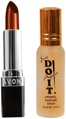 

Avon Anew True Color Lipstick (3.8 g, Silky Peach) with one do it perfume 30 ml(Set of 2)