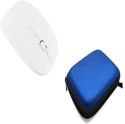 

techdeal Ultra Slim 2.4ghz Wireless Mouse With 2.5 inch Hard Disk Pouch Combo Set