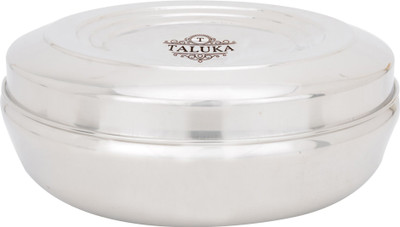 TALUKA Steel Fridge Container  - 400 ml(Silver)