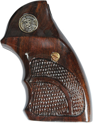 

SHAH Hardwood .32 Revolver Grip, Racquet Carry Case/Cover Free Size(Brown)
