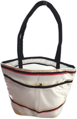 VShine Big Size Travel tote bags fashion bag Shopping Tote Bag Baby Diaper Bag Nappy Mother Portable Travel satin Handbag - Silver Messenger Diaper Bag(Silver) available at flipkart for Rs.479