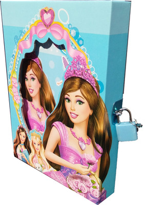 

TECHNOCHITRA Regular Diary(PERSONAL LOCK DAIRY BARBIE DEIGN COLOR BLUE, Blue)