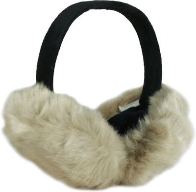

FabSeasons Faux Fur Winter Outdoor Accessory Foldable Ear Muffs / Warmer for Girls & Women for protection from Cold, Ideal Head /Hair Accessory during winters Ear Muff(Pack of 1), Beige