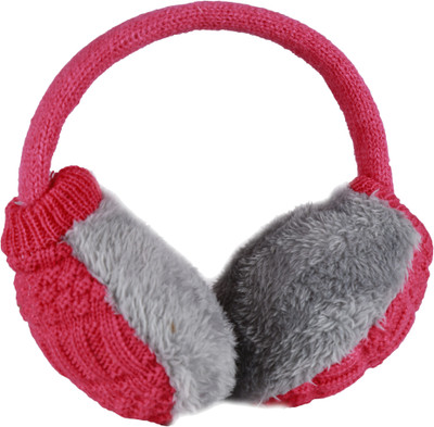 

FabSeasons Winter Outdoor wear Adjustable Knitted Ear Muffs / Warmer for Girls and Women, Ideal Head /Hair Accessory during winters Ear Muff(Pack of 1), Pink
