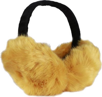 

FabSeasons Faux Fur Winter Outdoor Accessory Foldable Ear Muffs / Warmer for Girls & Women for protection from Cold, Ideal Head /Hair Accessory during winters Ear Muff(Pack of 1), Yellow