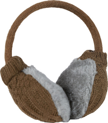 

FabSeasons Winter Outdoor wear Adjustable Knitted Ear Muffs / Warmer for Girls and Women, Ideal Head /Hair Accessory during winters Ear Muff(Pack of 1), Brown