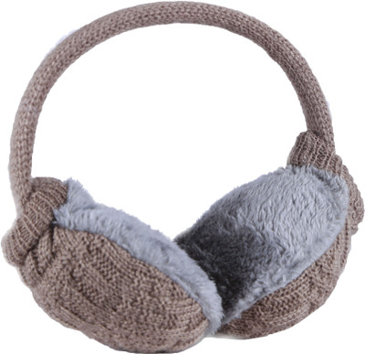 

FabSeasons Winter Outdoor wear Adjustable Knitted Ear Muffs / Warmer for Girls and Women, Ideal Head /Hair Accessory during winters Ear Muff(Pack of 1), Brown