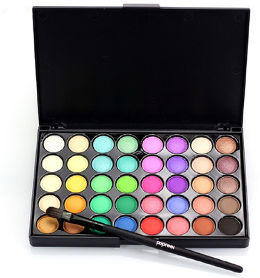 

The Vintage Collection 40 colors eye shadow palette with make up brush 20 g(Multicolor)