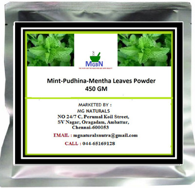 

MGBN MINT / PUDHINA/ MENTHA LEAVES POWDER 450 GM(450 g)