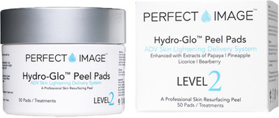 

Perfect Image HYDRO-GLO™ Peel Pads Enhanced with Lactic Acid 30% | Mandelic Acid 10% | Glutathione | Kojic Acid | Papaya | Pineapple | Licorice | Bearberry Extracts(50 g)