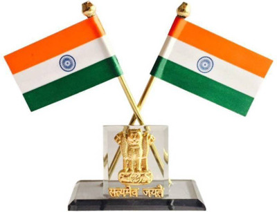 

AutoRight India Rectangle Car Dashboard Flag Flag(Rayon, Plastic)