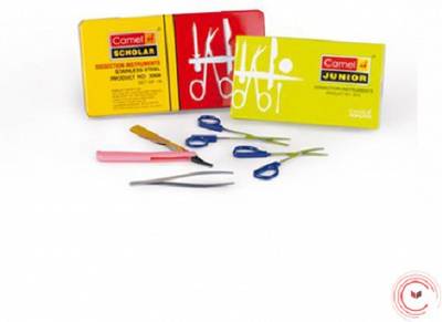 Camlin scholar dissection instruments Geometry Box  (Red)