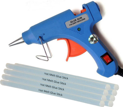 

Yashmit Blue 20 Watt with 8 Hot Melt Glue Sticks Standard Temperature Corded Glue Gun(7 mm)