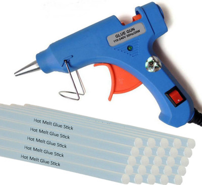 

Yashmit Blue 20 Watt with 25 Hot Melt Glue Sticks Standard Temperature Corded Glue Gun(7 mm)