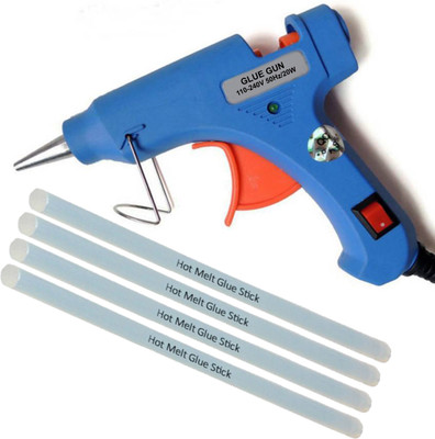 

Yashmit Blue 20 Watt with 4 Hot Melt Glue Sticks Standard Temperature Corded Glue Gun(7 mm)