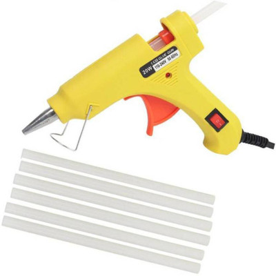

iwill yellow shunxin mini 20 watt on off switch with 5 hot melt sticks Standard Temperature Corded Glue Gun (7 mm) Standard Temperature Corded Glue Gun(7 mm)